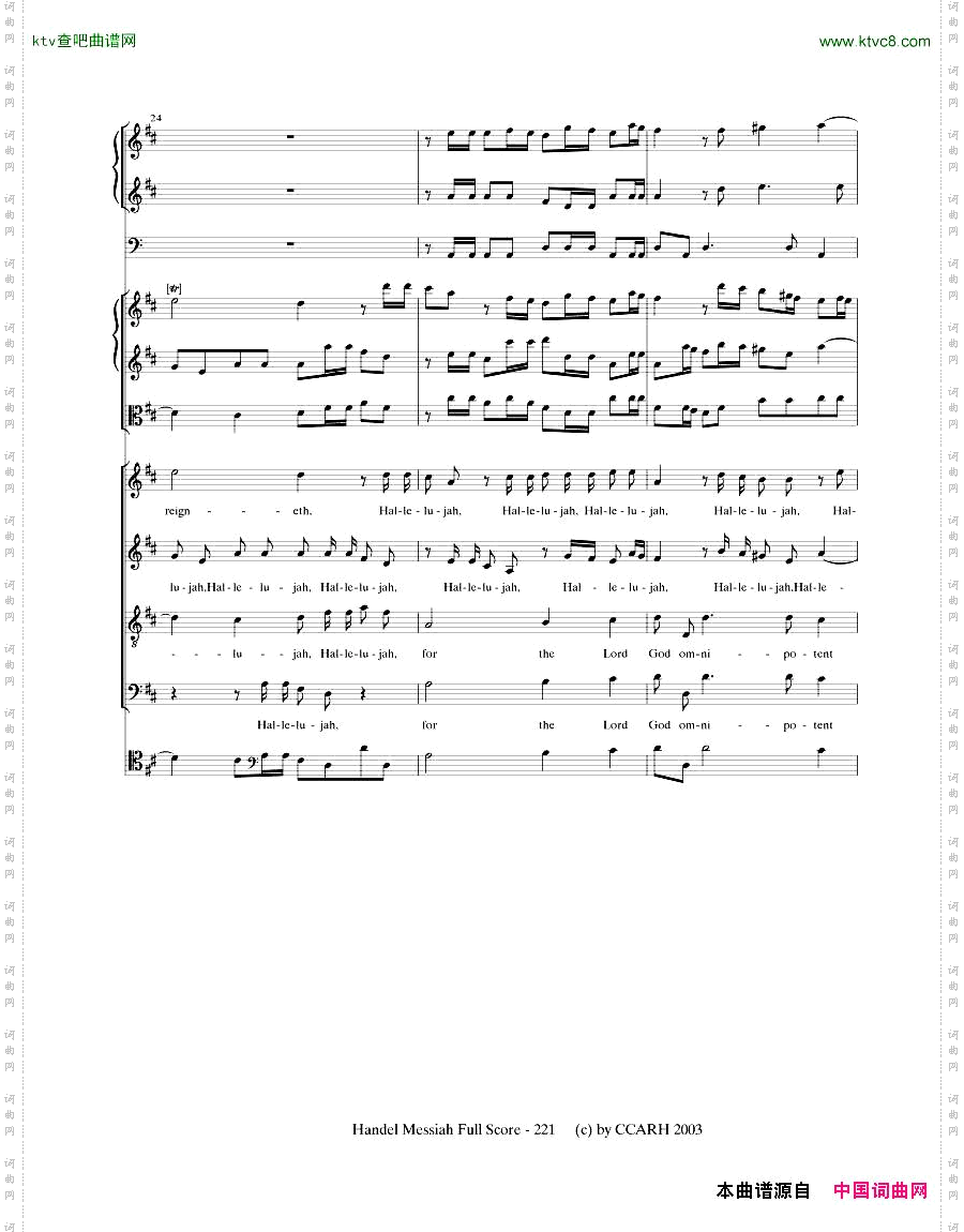 G.F.Handel-MessiahOpenScore六