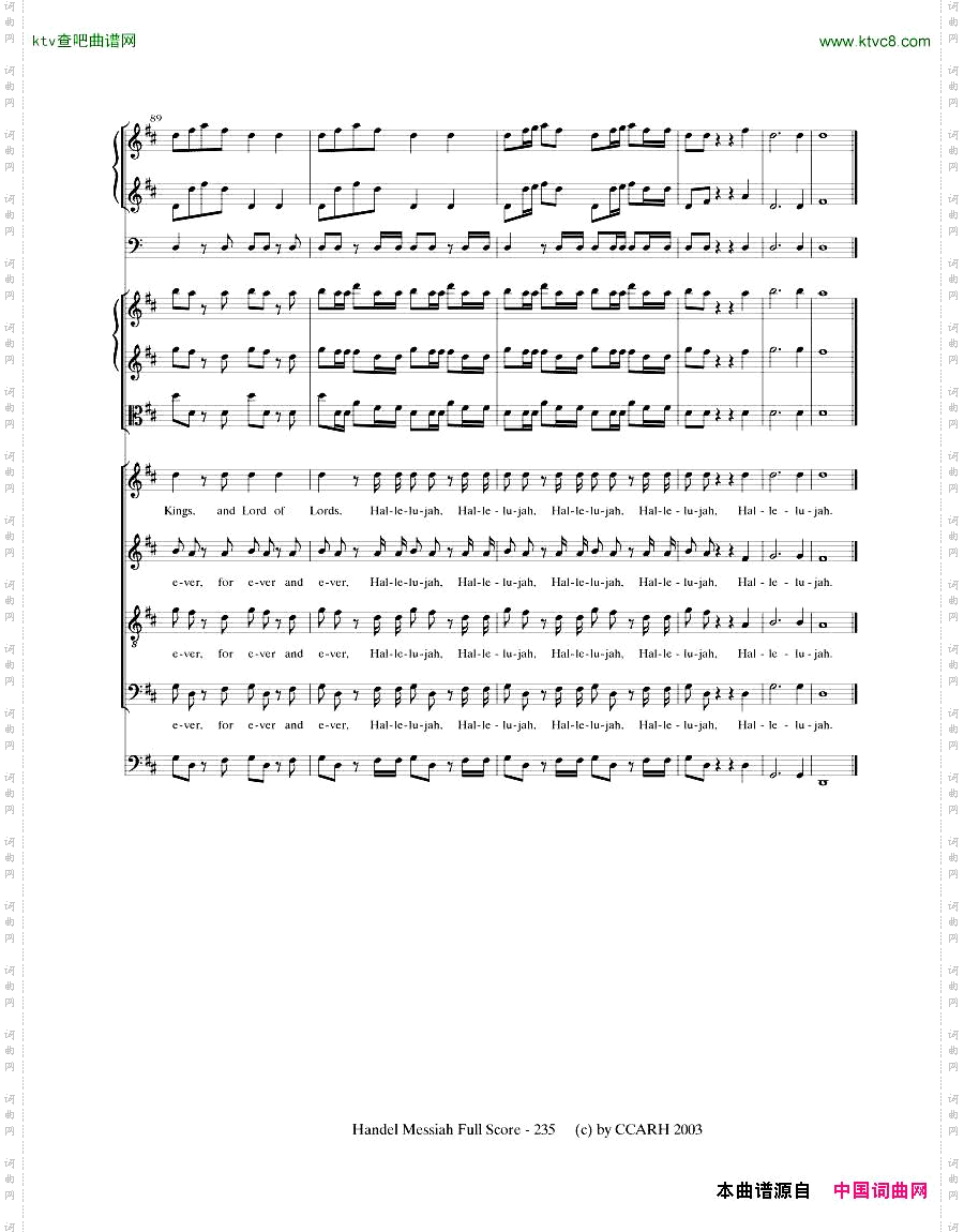 G.F.Handel-MessiahOpenScore六