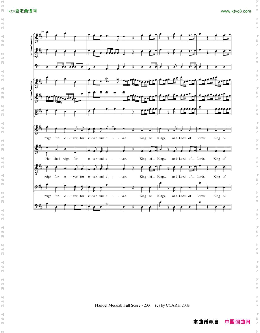 G.F.Handel-MessiahOpenScore六