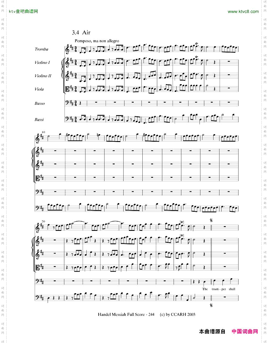 G.F.Handel-MessiahOpenScore七