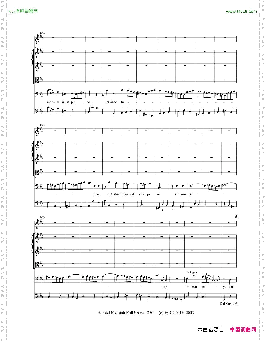 G.F.Handel-MessiahOpenScore七