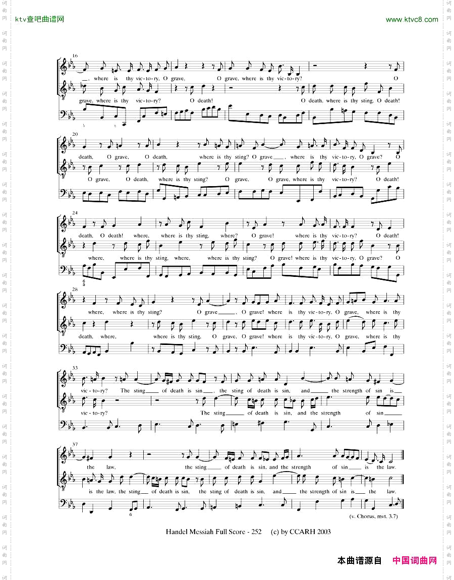 G.F.Handel-MessiahOpenScore七