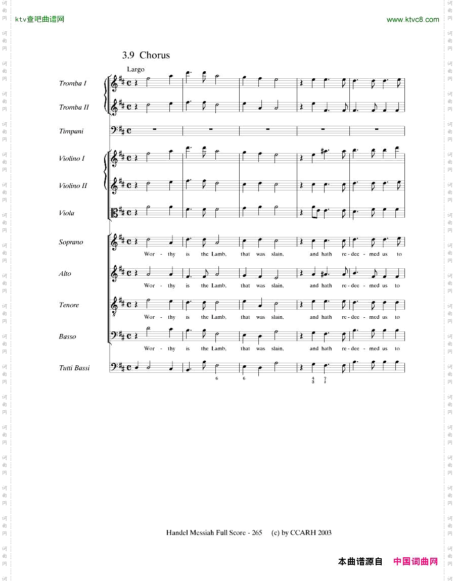 G.F.Handel-MessiahOpenScore七