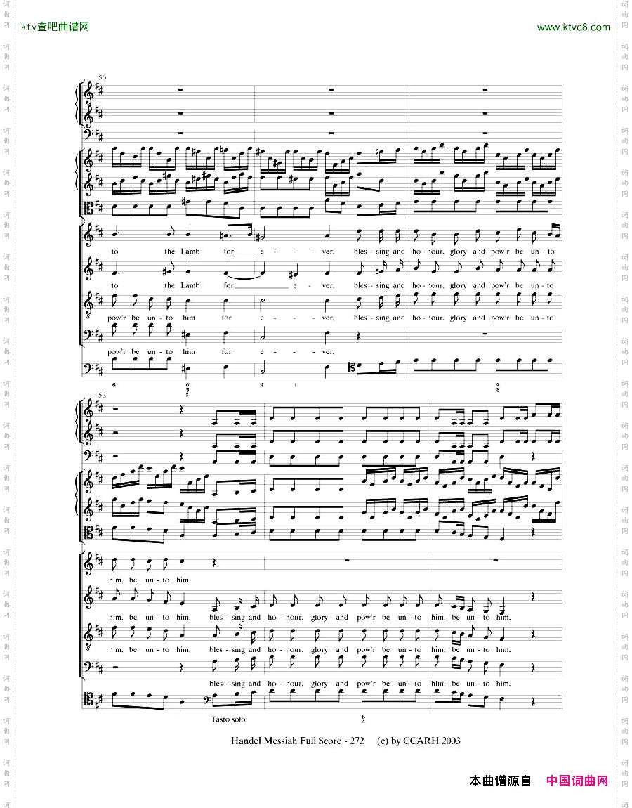 G.F.Handel-MessiahOpenScore七