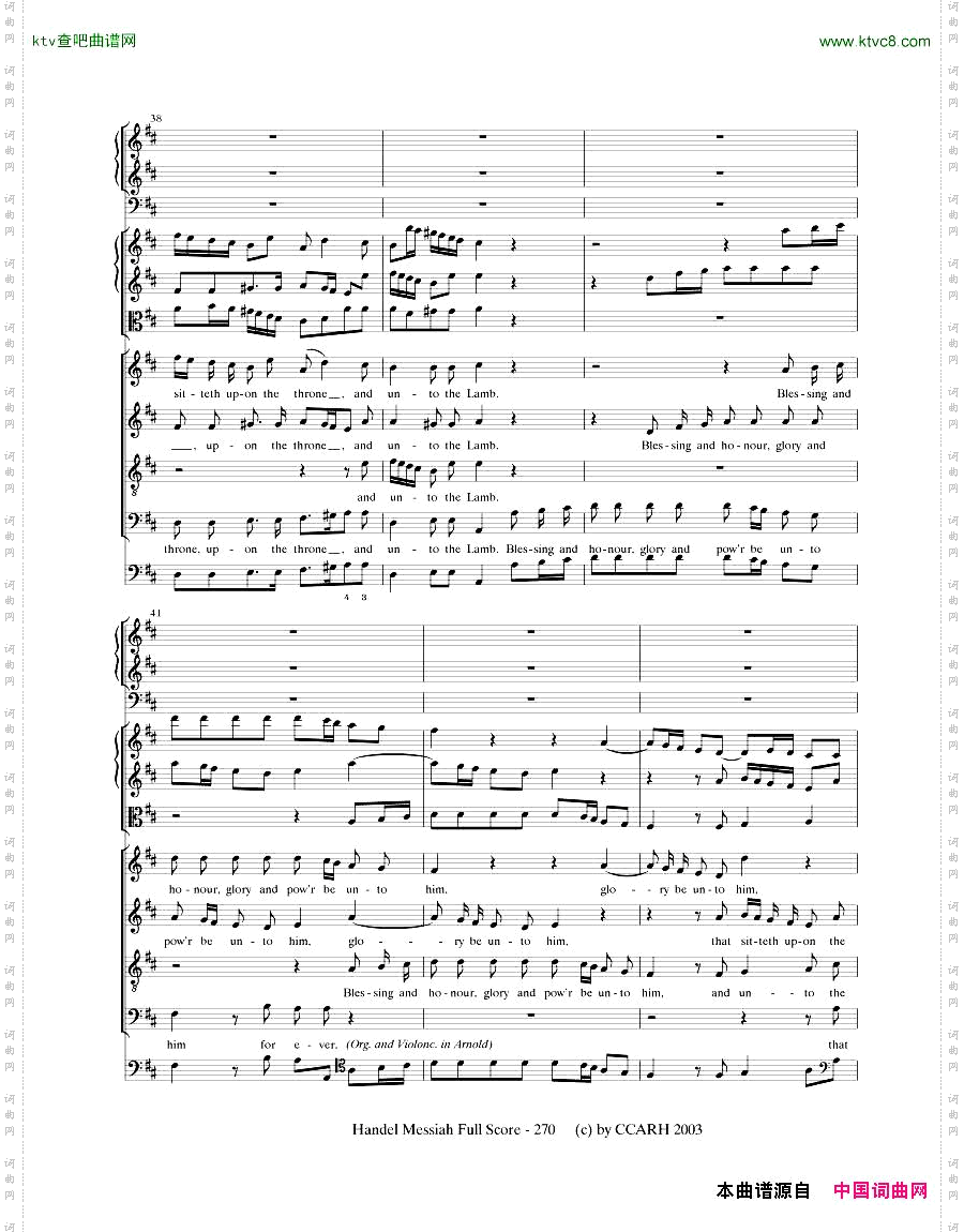 G.F.Handel-MessiahOpenScore七