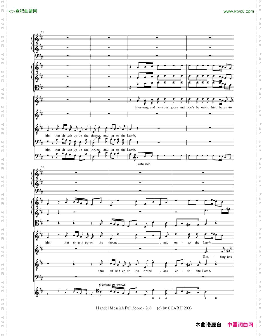 G.F.Handel-MessiahOpenScore七