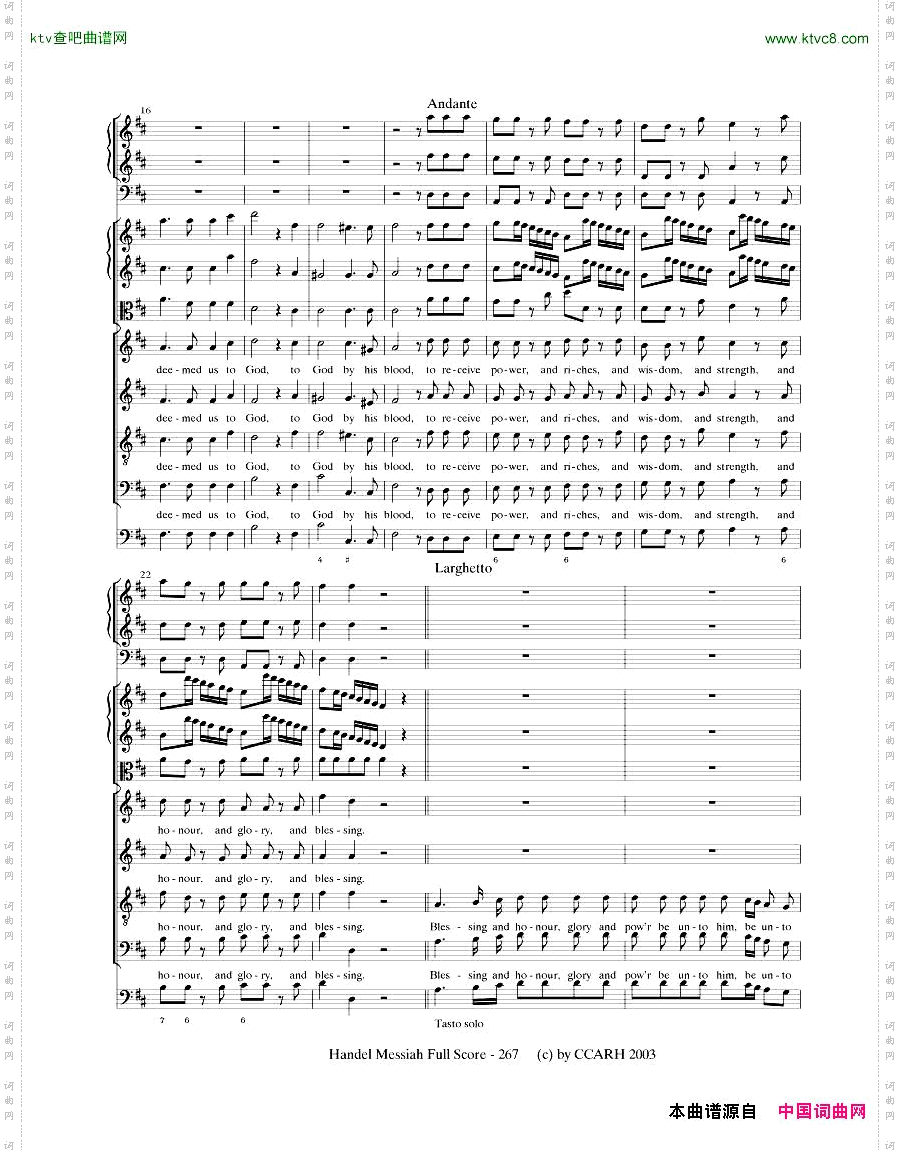 G.F.Handel-MessiahOpenScore七
