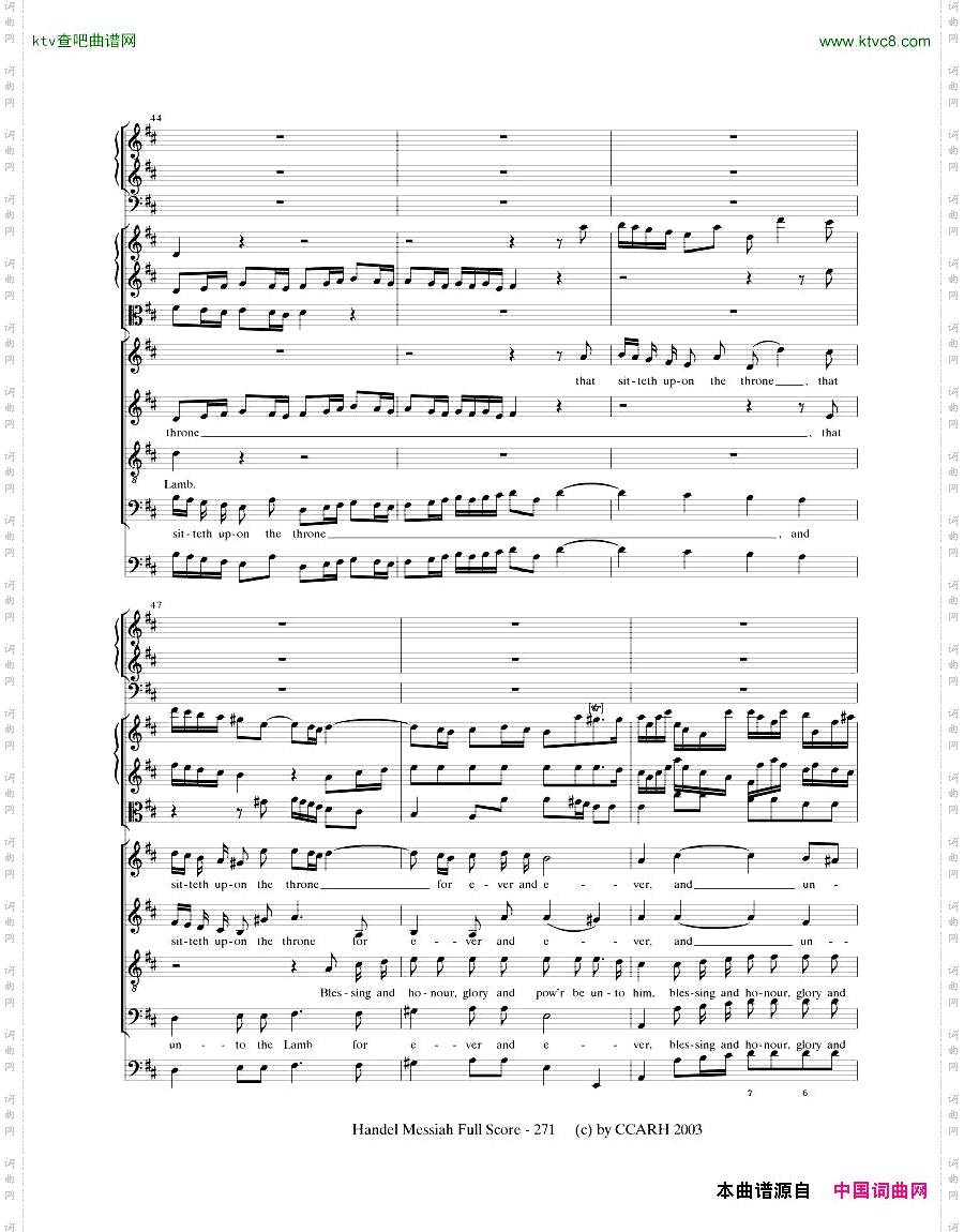 G.F.Handel-MessiahOpenScore七
