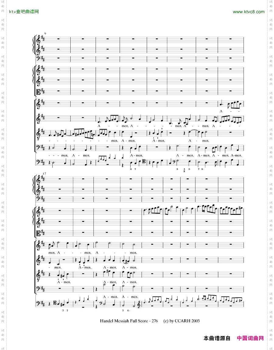G.F.Handel-MessiahOpenScore七
