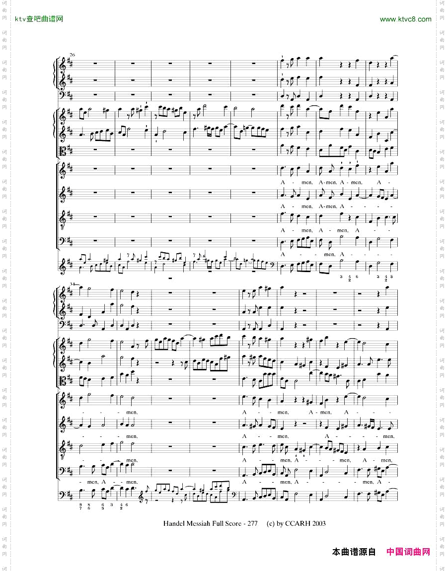 G.F.Handel-MessiahOpenScore七
