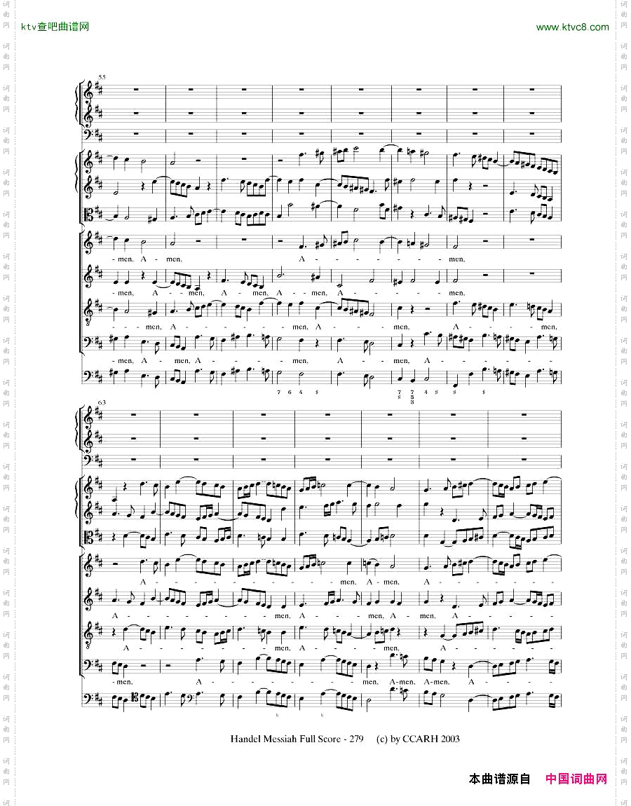 G.F.Handel-MessiahOpenScore七