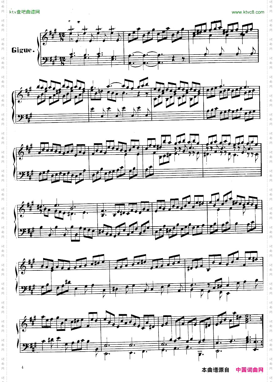Handel-SuiteinAmajorG1-4