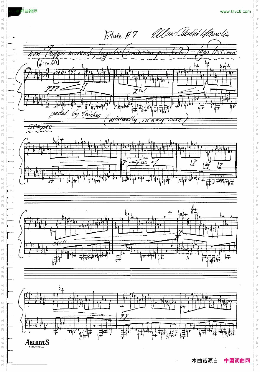 EtudeNo.7inEflatminor