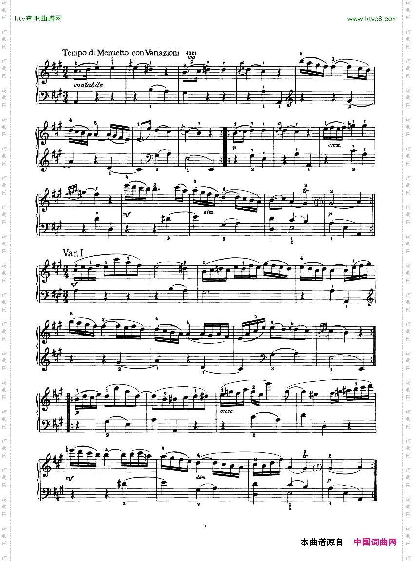 Haydn-PianoSonataNo30InA