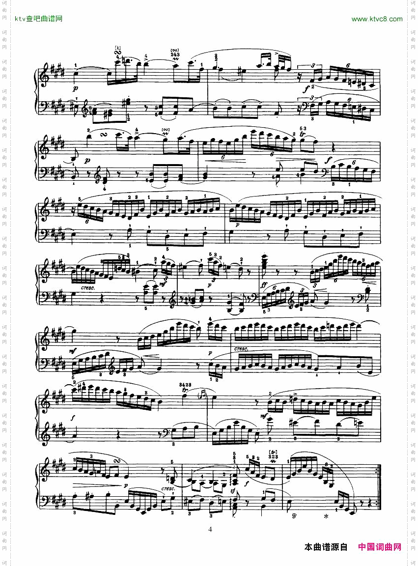 Haydn-PianoSonataNo31InE