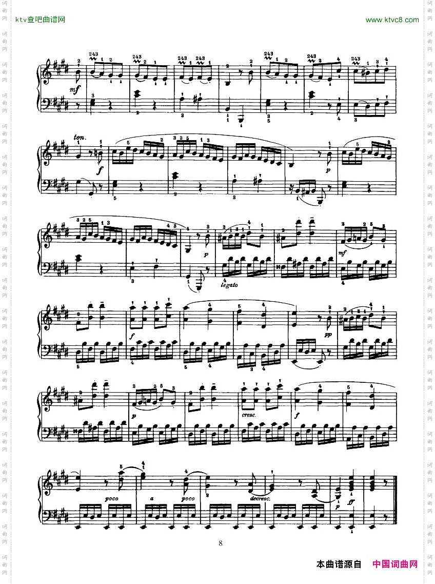 Haydn-PianoSonataNo31InE