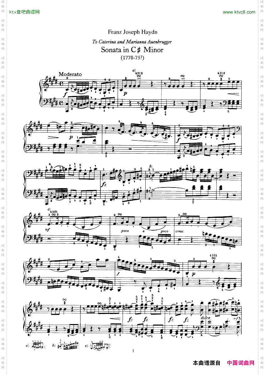 Haydn-PianoSonataNo36InC#