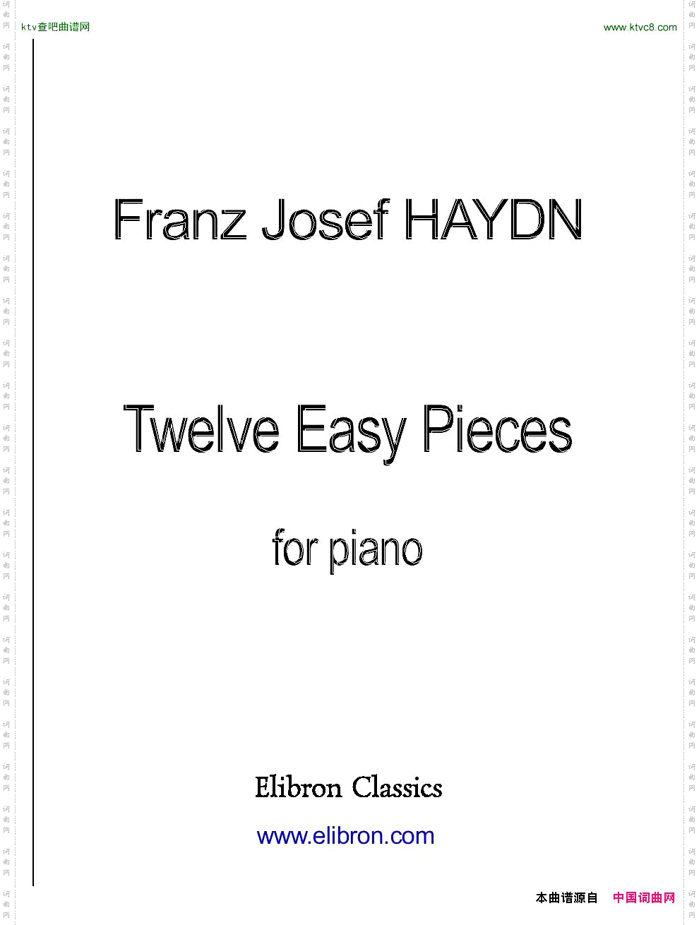 Haydn-TwelveEasyPiecesForPiano