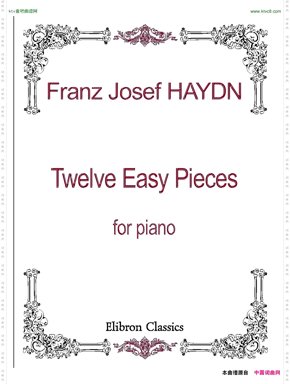 Haydn-TwelveEasyPiecesForPiano