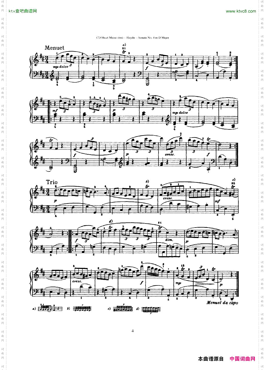 HaydnJoseph-Sonatano.4inDMajor