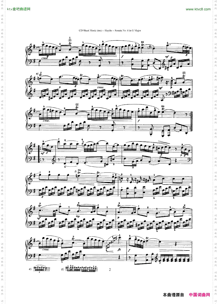 HaydnJoseph-Sonatano.6inGMajor