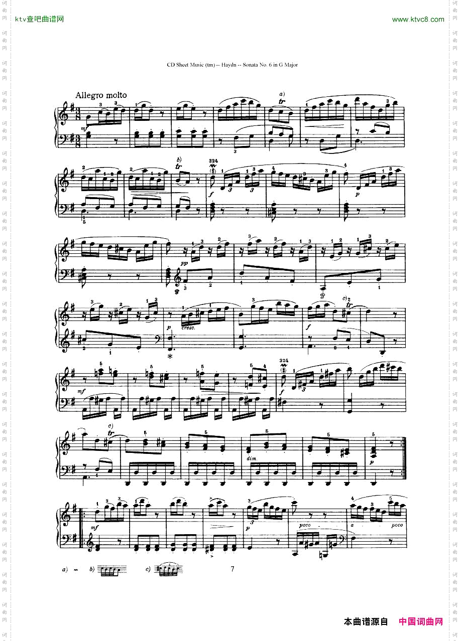 HaydnJoseph-Sonatano.6inGMajor