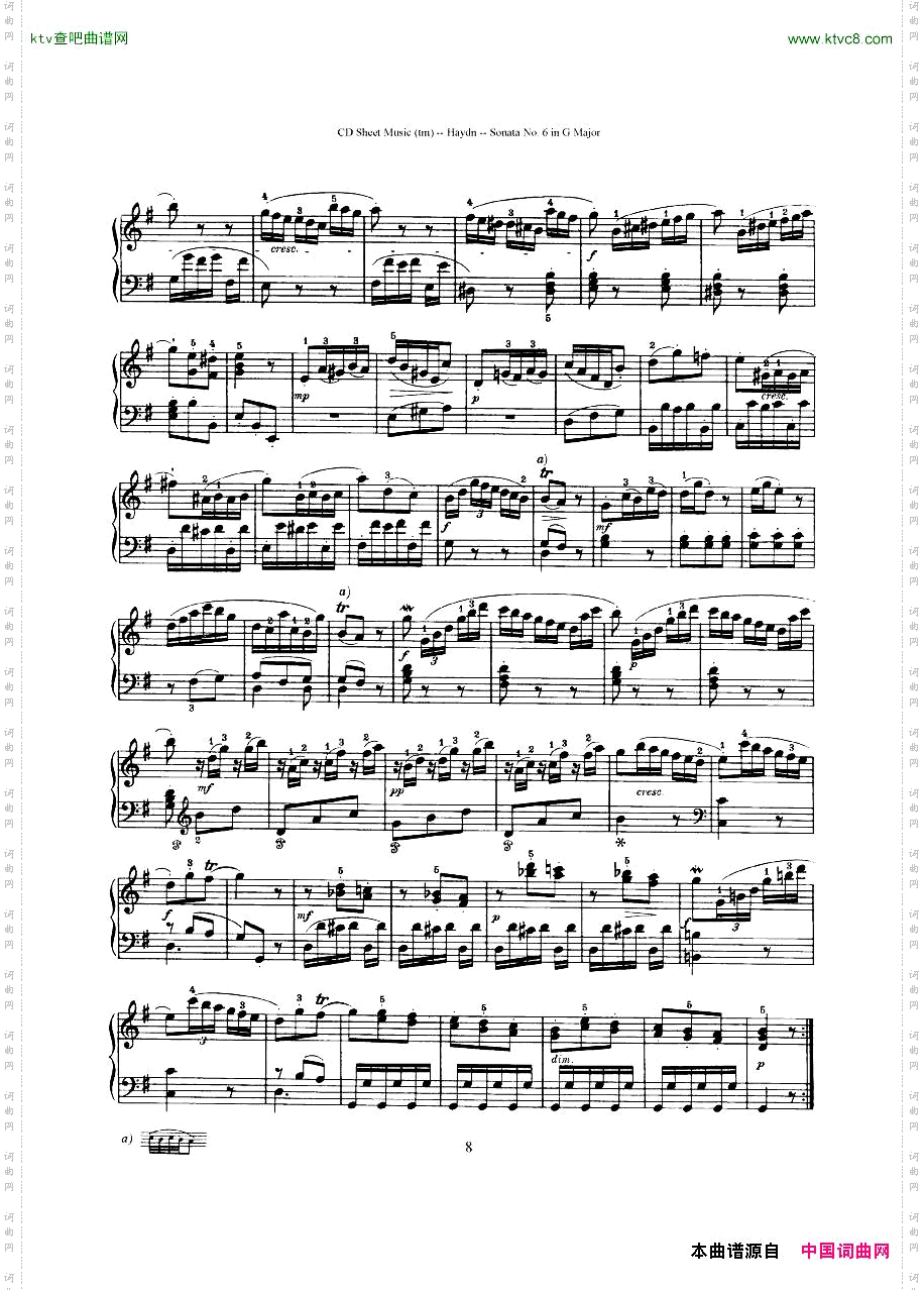 HaydnJoseph-Sonatano.6inGMajor