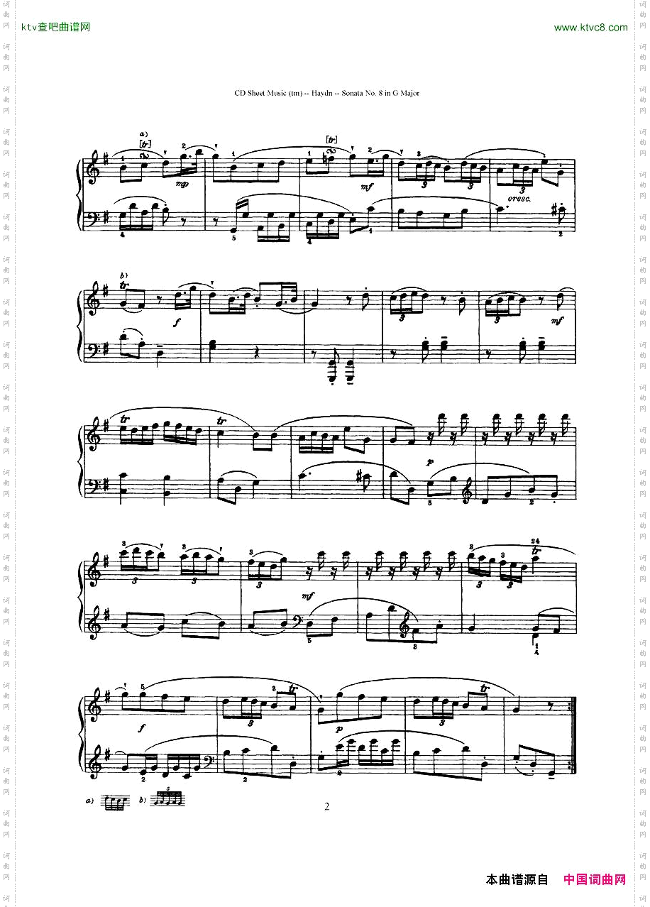 HaydnJoseph-Sonatano.8inGMajor