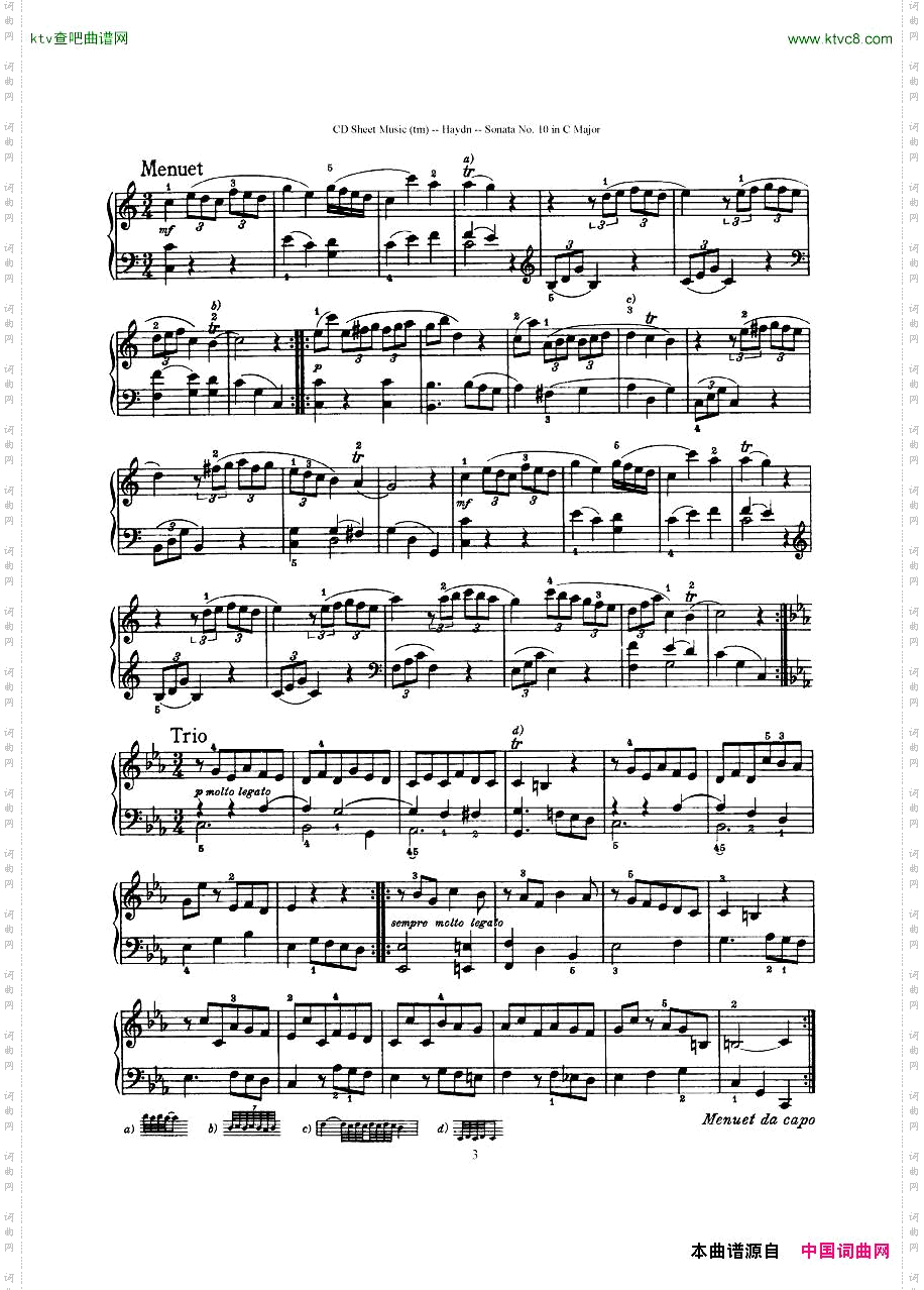 HaydnJoseph-Sonatano.10inCMajor