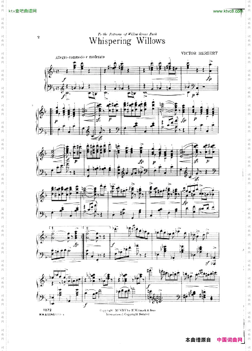 VictorHerbert-WhisperingWillowsIntermezzo