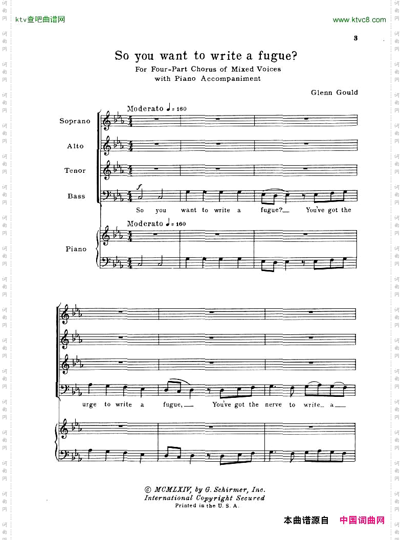 Gould,GlennSoyouwanttowriteafugue