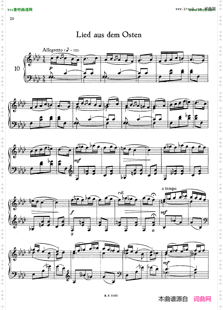 Glière-Zw_lfKinderstücke,Op.31