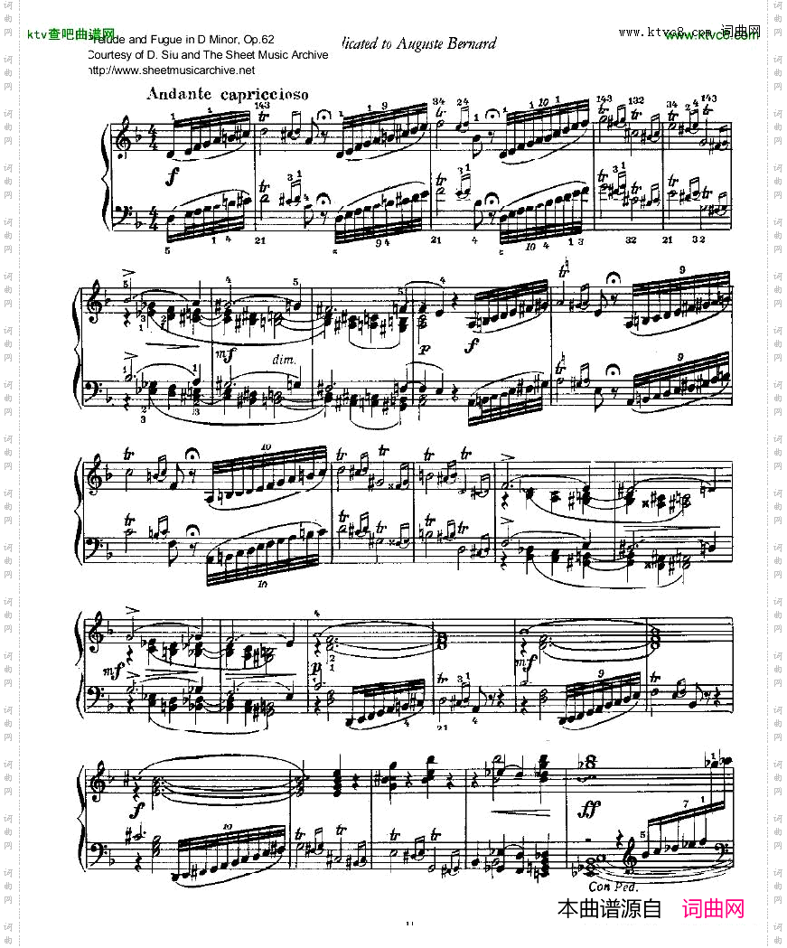 Glazunov-PreludeandFugueinDminorop.62