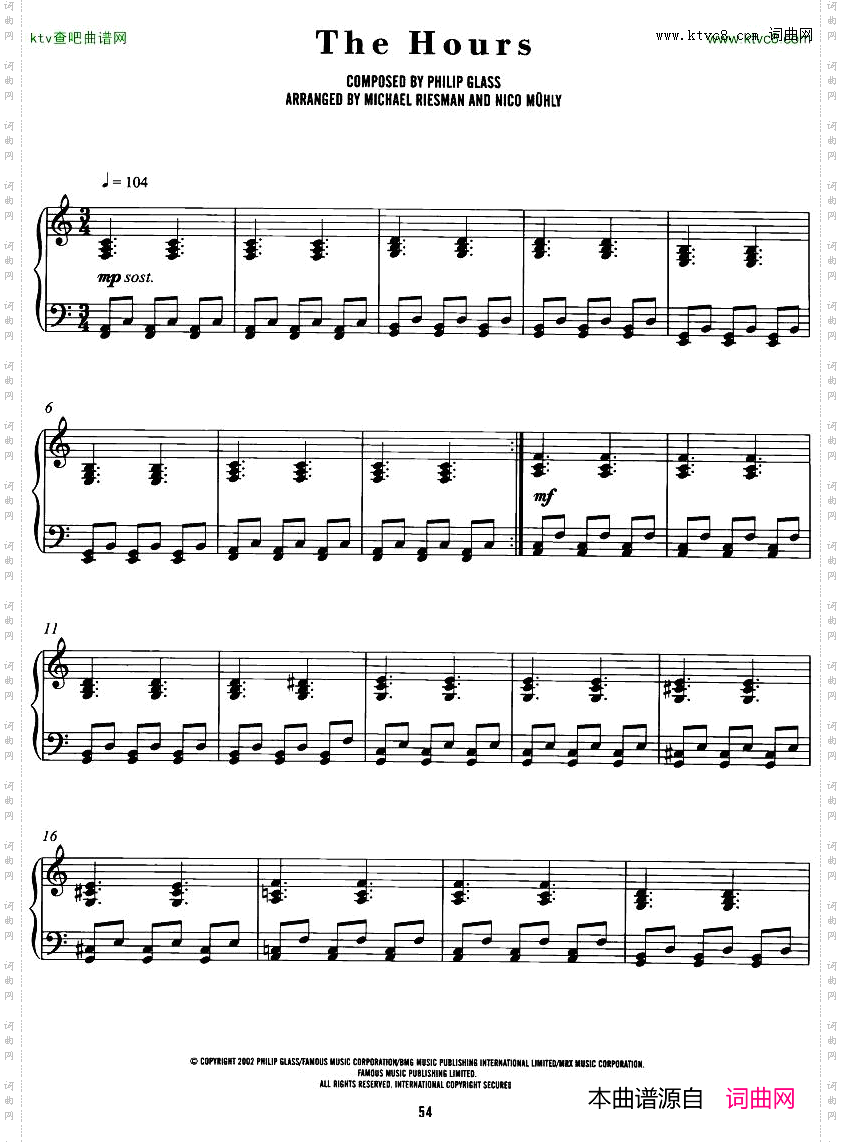 PhilipGlass-TheHourscompletebook