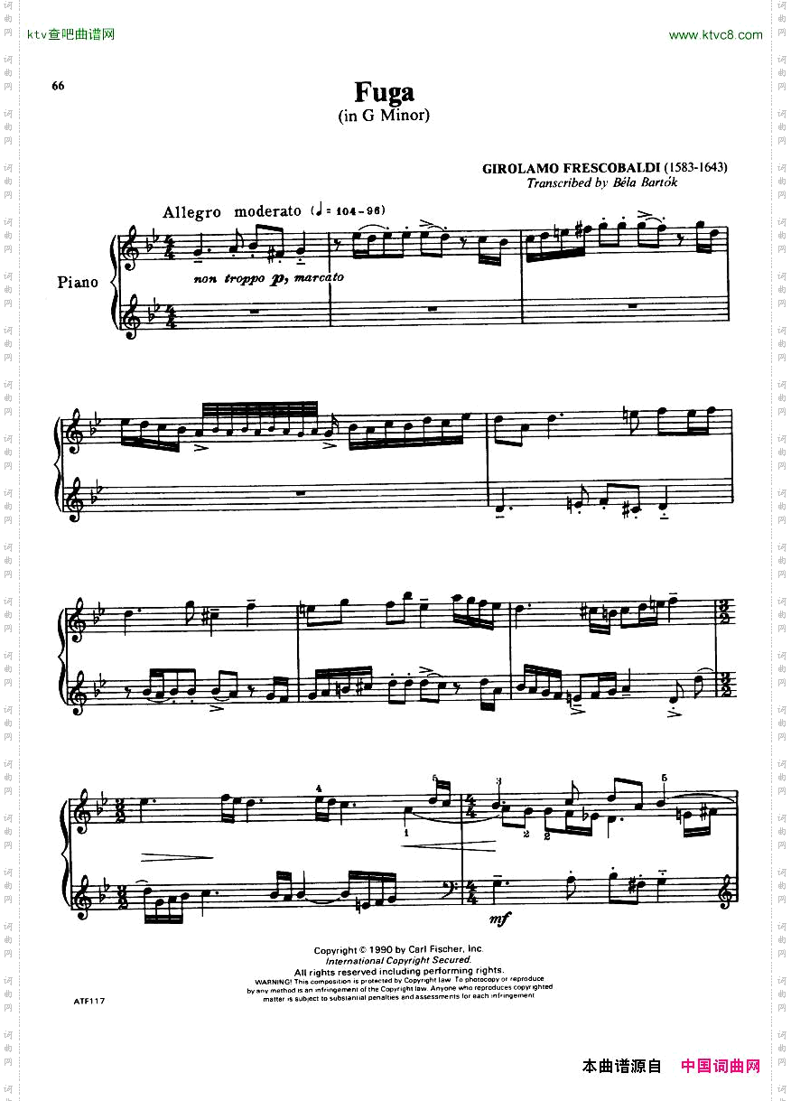 FrescobaldiArrBartok-FugaInGPianoSolo