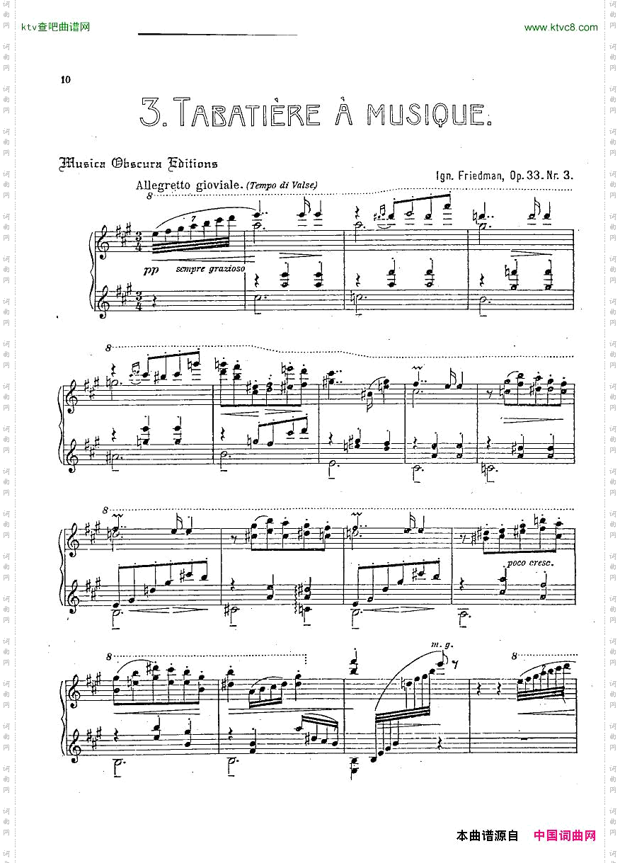 Friedman_33-3_ThreePianoPieces_TabatiereAMusique