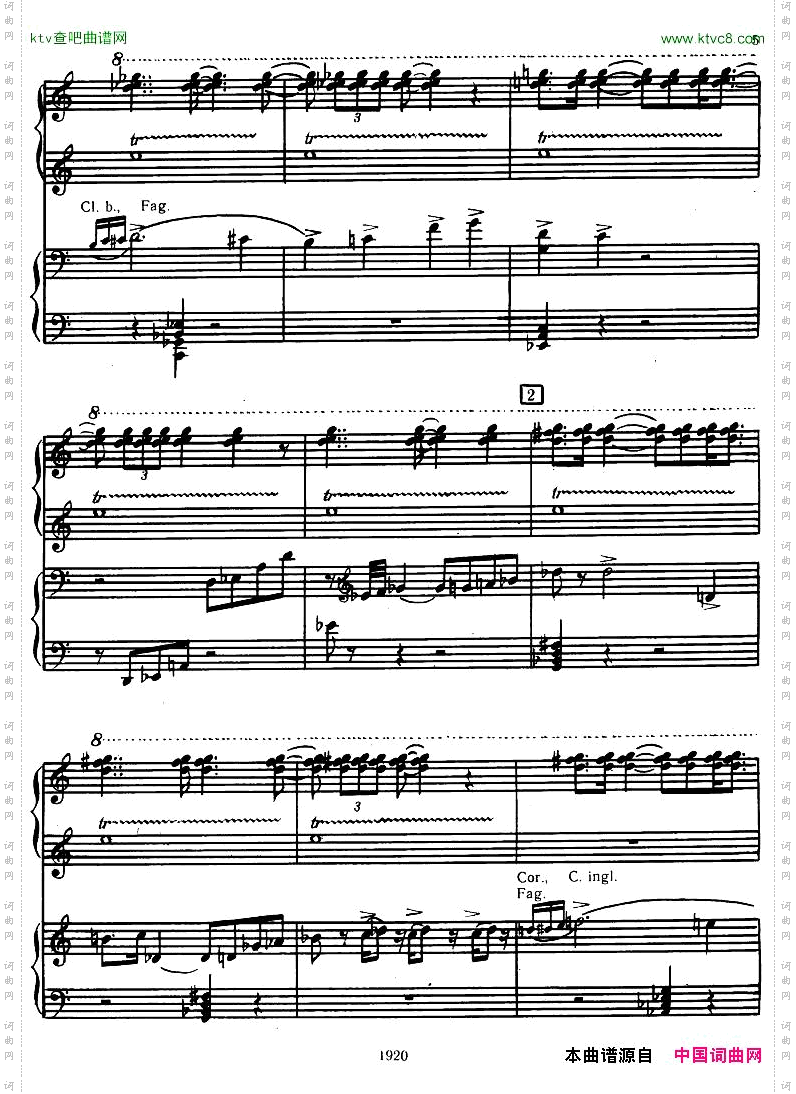 Honegger-SymphonyNo.3Liturgicheskaya2pianos一