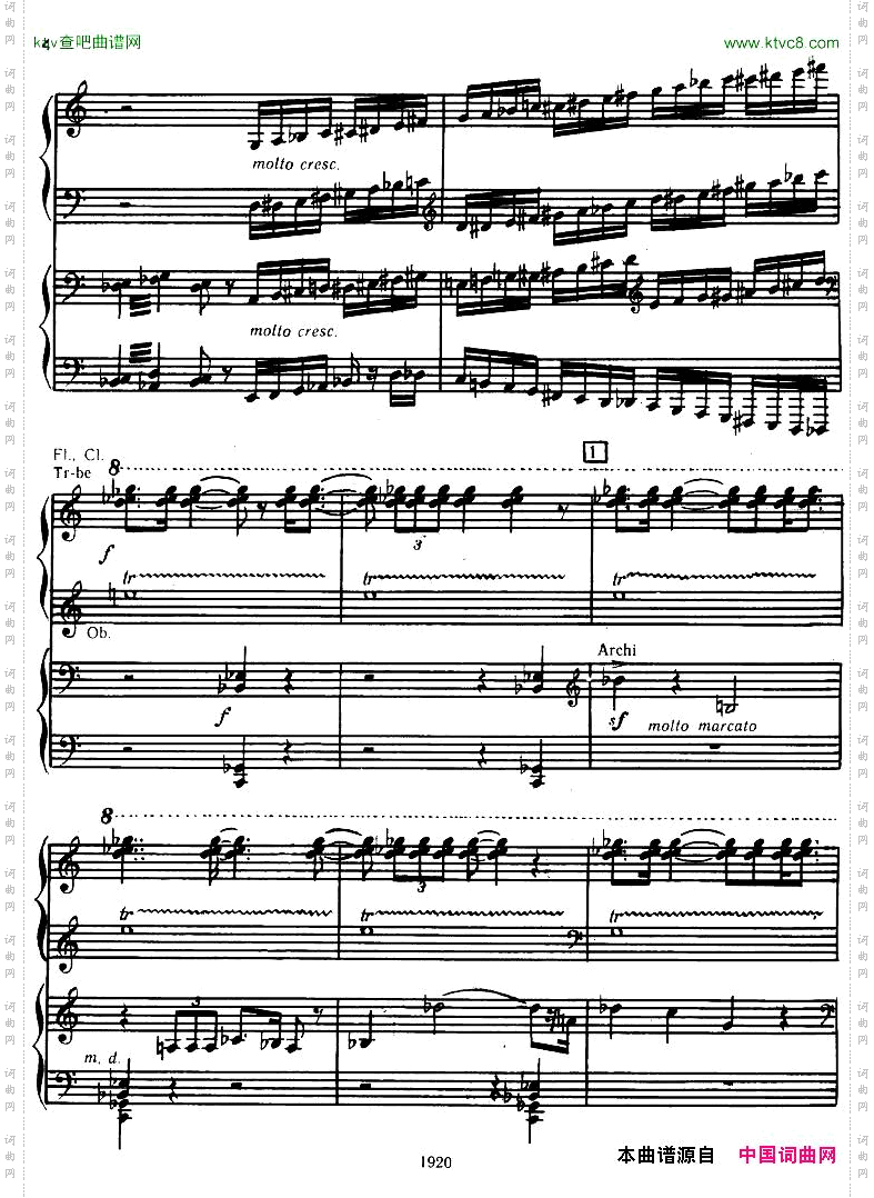 Honegger-SymphonyNo.3Liturgicheskaya2pianos一