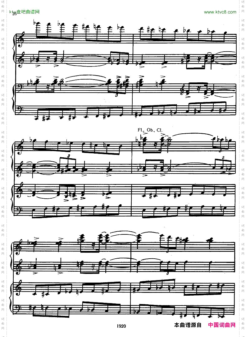 Honegger-SymphonyNo.3Liturgicheskaya2pianos一