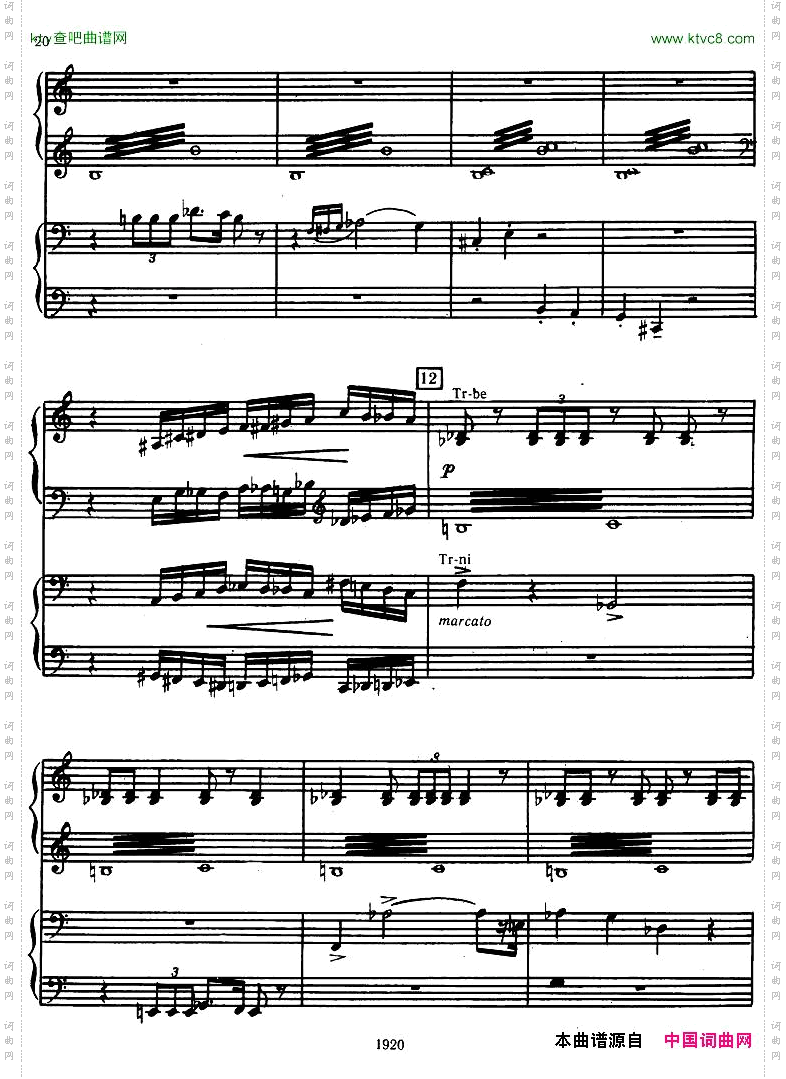 Honegger-SymphonyNo.3Liturgicheskaya2pianos一