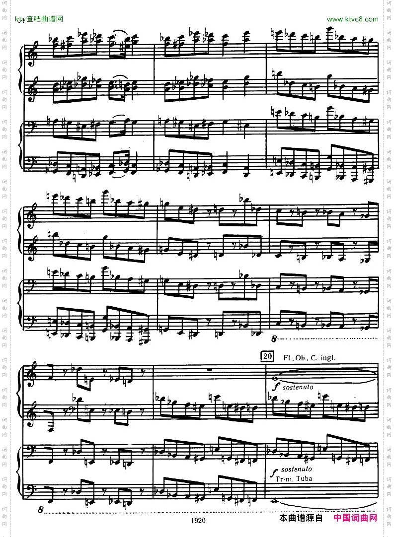 Honegger-SymphonyNo.3Liturgicheskaya2pianos一