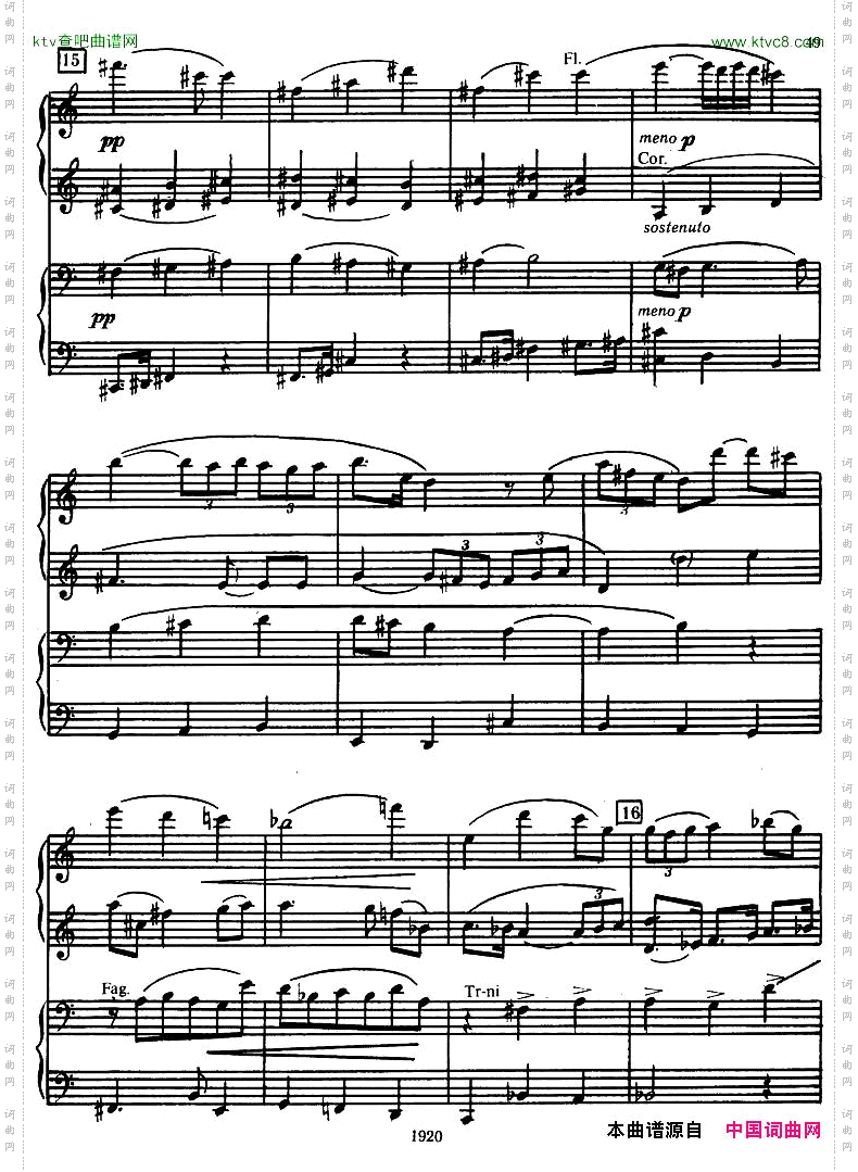 Honegger-SymphonyNo.3Liturgicheskaya2pianos一