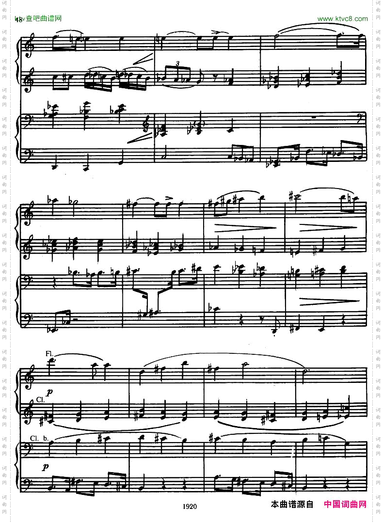 Honegger-SymphonyNo.3Liturgicheskaya2pianos一