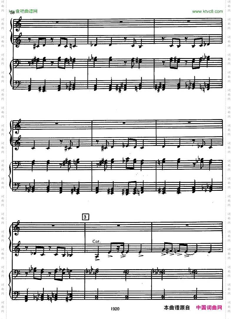 Honegger-SymphonyNo.3Liturgicheskaya2pianos一