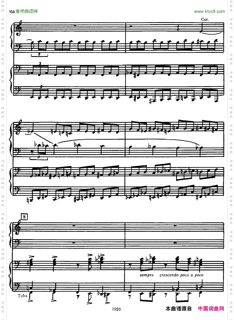 Honegger-SymphonyNo.3Liturgicheskaya2pianos二