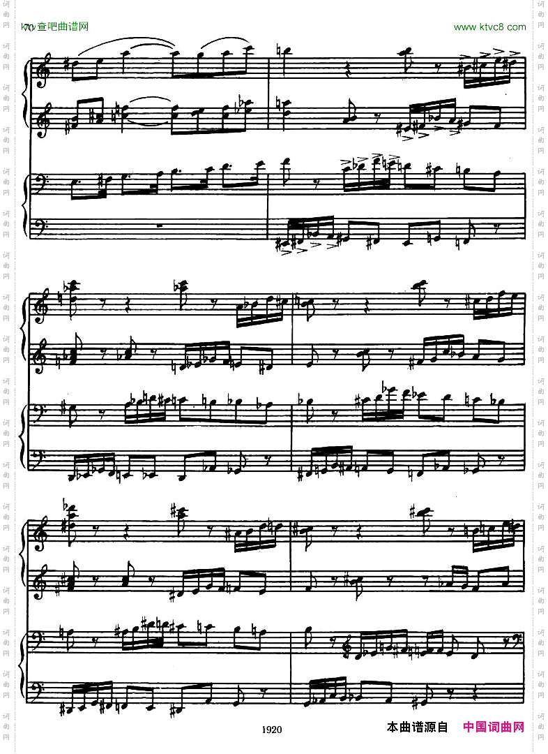 Honegger-SymphonyNo.3Liturgicheskaya2pianos二