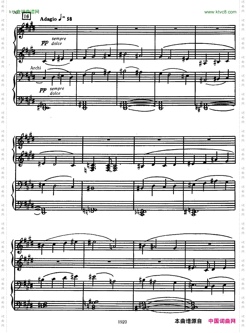 Honegger-SymphonyNo.3Liturgicheskaya2pianos二