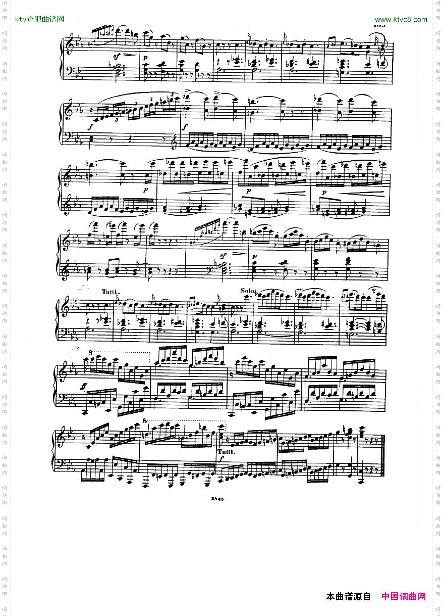 Hummel-Mozart-K491Klavierkonzert