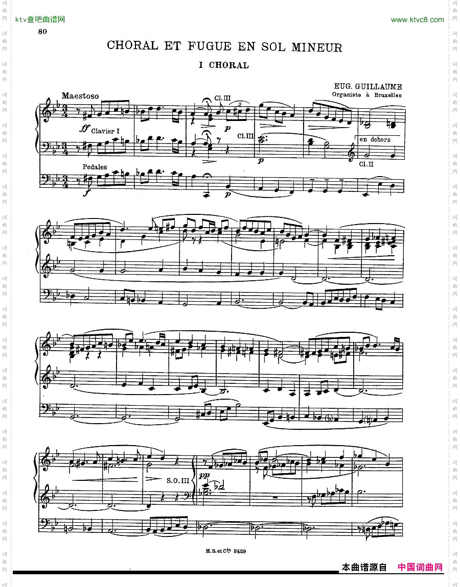 Guillaume,Eugene-ChoraletFugueing-minorgan