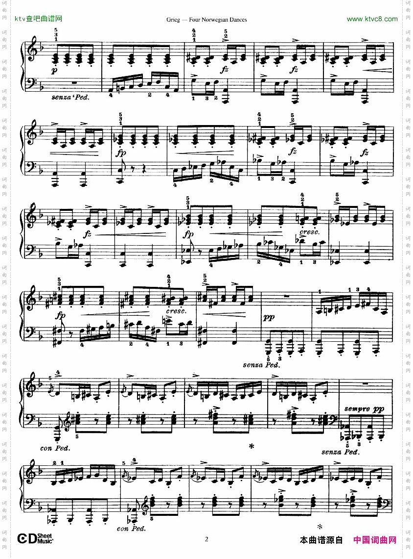 Grieg-FourNorwegianDances